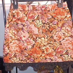 Topshop Multicolor Floral Mini Skirt